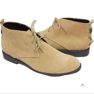 Calvin Klein new men’s ankle boots suade tan boots size 10.5